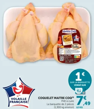 Coquelet prêt à cuire Maître CoQ