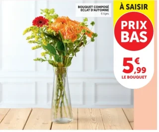 Bouquet composé Éclat d'automne
