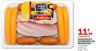 Choucroute gourmande Les Brasérades