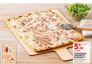 Flam'kueche lardons et oignons