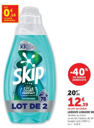 Lessive liquide Skip