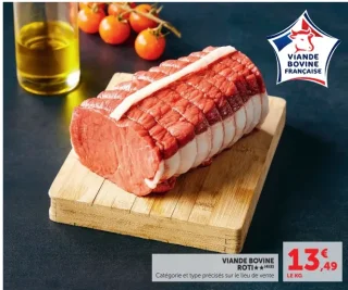 Rôti de viande bovine