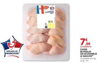 CUISSE DE POULET LES ACCESSIBLES LE GAULOIS (2 kg)