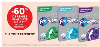 Chewing-gum Freedent White