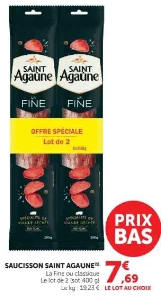 Saucisson Saint Agaune