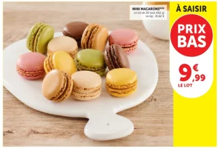 Mini Macarons Le lot de 36