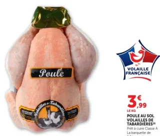 Poule au sol Volailles de Tabardières