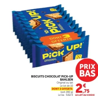 Biscuits chocolat Pick-Up Bahlsen