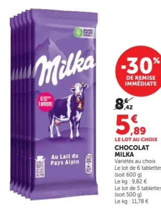 Chocolat Milka