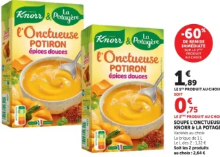 Soupe l'Onctueuse Knorr & La Potagère