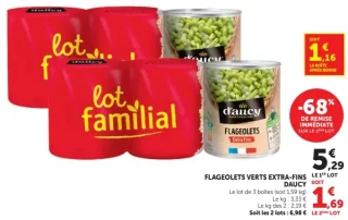 Flageolets verts extra-fins d'aucy