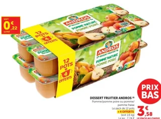 Dessert fruitier Andros