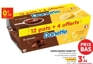 Crème dessert Danette