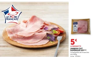 Jambon cuit supérieur VPF