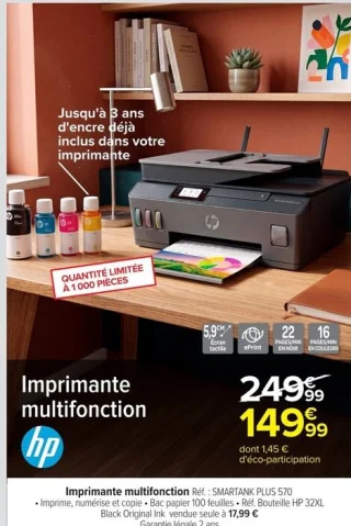 Imprimante multifonction hp