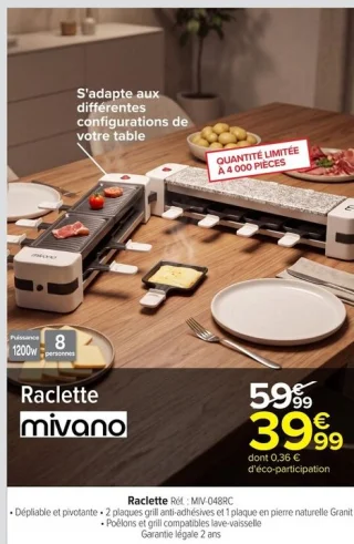 Raclette mivano