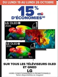 Tous les téléviseurs OLED et QNED LG