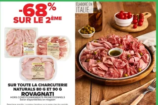Charcuterie Naturals Rovagnati 80 g et 90 g