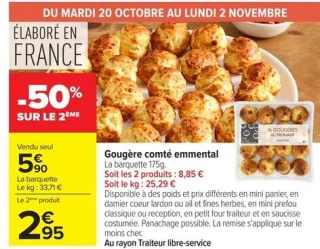 Gougère comté emmental