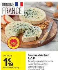 Fourme d'Ambert A.O.P.