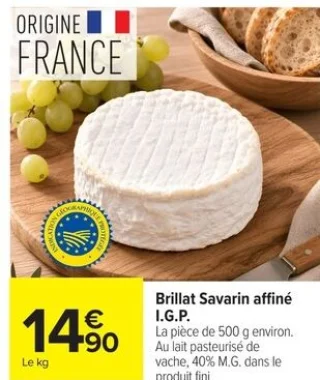 Brillat Savarin affiné I.G.P.