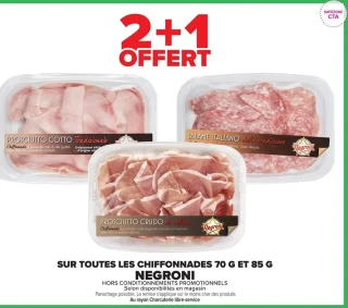 Chiffonnades 70 g et 85 g Negroni