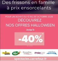 Offres Halloween Carrefour Spectacles