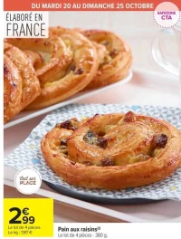 Pain aux raisins