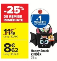 Happy Snack KINDER 218 g