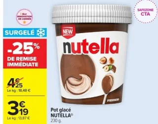 Pot glacé NUTELLA