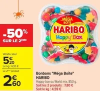 Bonbons "Méga Boîte" HARIBO