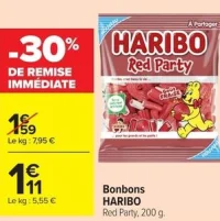 Bonbons HARIBO Red Party