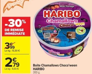 Boite Chamallows Choco'ween HARIBO