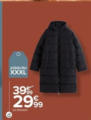 Blouson long homme Tex