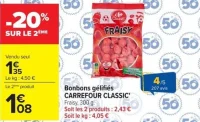 Bonbons gélifiés CARREFOUR CLASSIC'