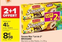 Savane Max "Lot de 2" BROSSARD