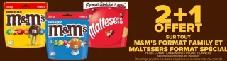 M&M'S Format Family et Maltesers Format Spécial