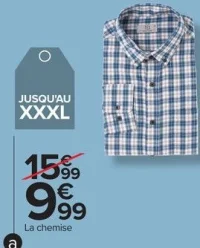 Chemise fantaisie homme Tex