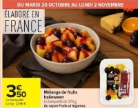 Mélange de fruits halloween