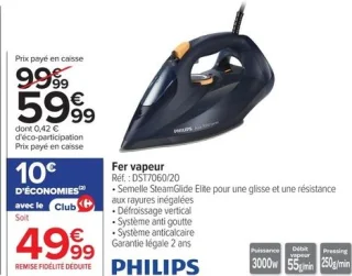 Fer vapeur Philips DST7060/20