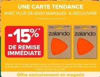 Carte cadeau Zalando