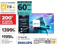 TV Oled 4K Philips 55OLED761/12