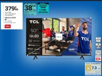 Téléviseur QLED 4K TCL 50T69C 50"