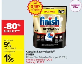 Capsules Lave-vaisselle FINISH