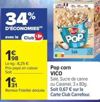 Pop corn VICO