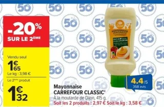 Mayonnaise CARREFOUR CLASSIC'