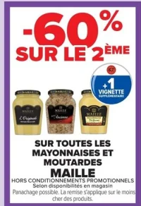 Mayonnaises et moutardes Maille