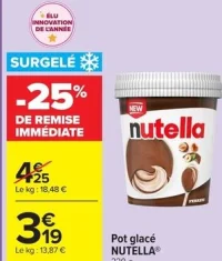 Pot glacé NUTELLA