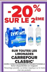 Limonades CARREFOUR CLASSIC'