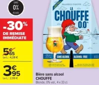 Bière sans alcool CHOUFFE Blonde, 0% vol.